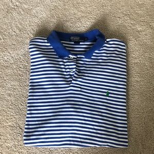 Blue Polo gold shirt